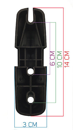 Flexi Fit Universalklemmen (4er Set) - Dachboxmontage