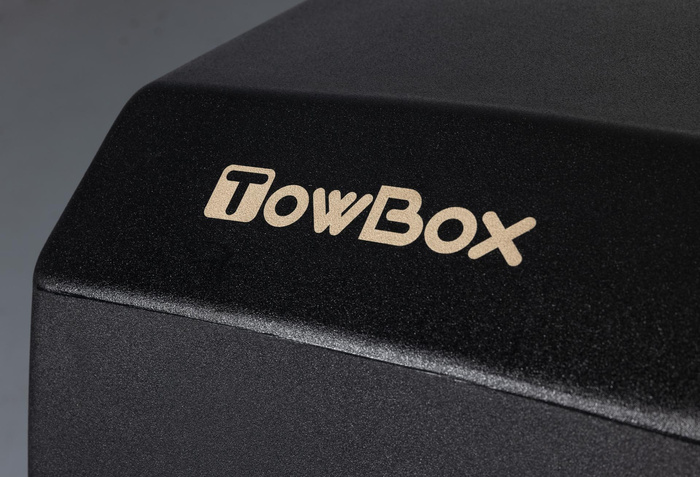 Towbox V3 black LED Edition - Gepäckbox für die Anhängerkupplung