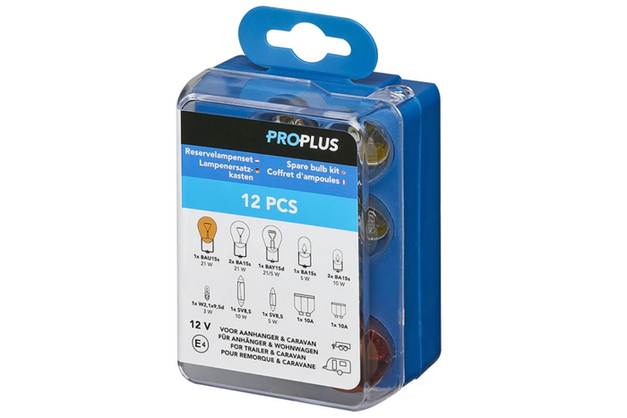 ProPlus 410065 12-teiliges Ersatzlampen-Set für Wohnmobil, Auto