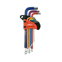 YATO YT-05632 Inbusschlüssel 1,5-10 mm 9 Stück.