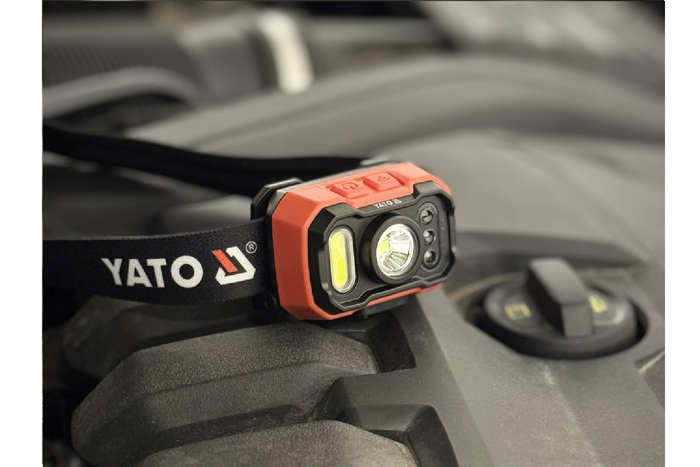 YATO YT-085942 LED-Scheinwerfer mit Bewegungssensor, 1000 lm