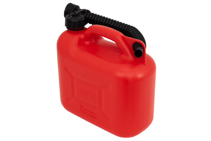 5-Liter-HERMON-Kunststoffkanister mit Trichter, rot