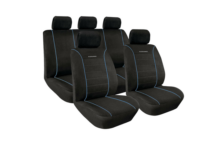LAMPA Elegance blau, Satz Autositzbezüge für Vorder- und Rücksitze