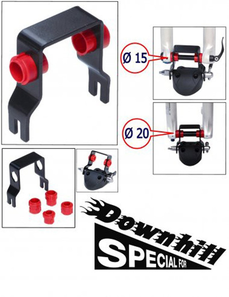 Downhill-Adapter für Fahrräder mit 12 mm, 15 mm und 20 mm Steckachsen