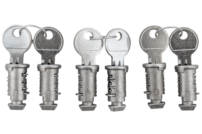 Set mit universellen Schlössern und Schlüsseln (6 Stück)