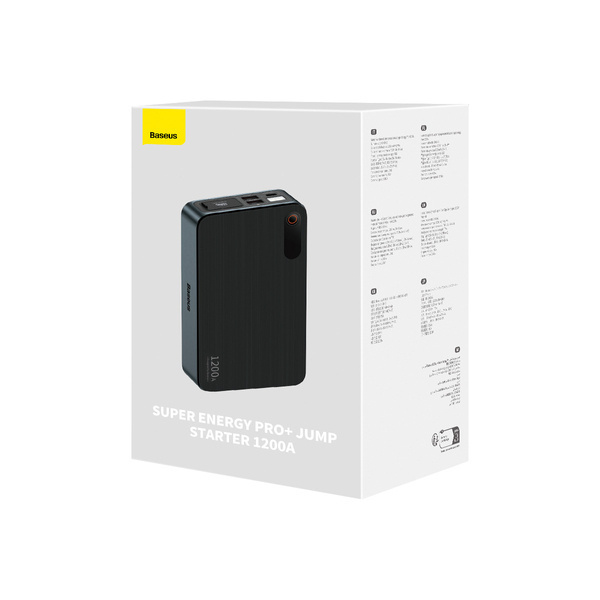 Powerbank-Starthilfe BASEUS Super Energy Pro+ Starthilfe 12V 12000mAh 1200A + USB-Ladegerät