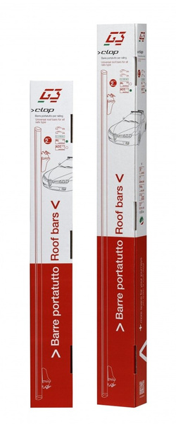 G3 CL 60.110 Universal-Dachträger für traditionelle und integrierte Aluminiumschienen