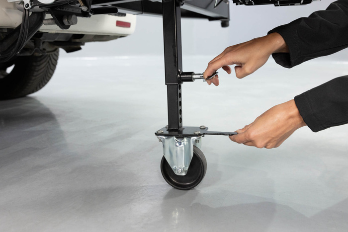 Towbox V3 Camper lang schwarz - Gepäckbox für Anhängerkupplung