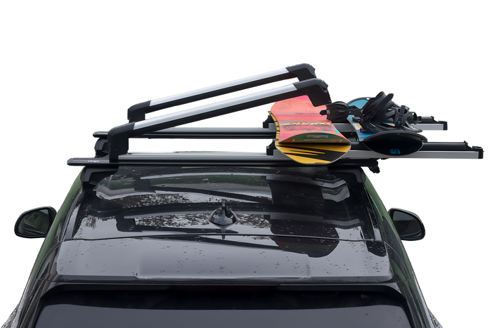 Inter Pack Frostline 6 – ausziehbarer Aluminiumhalter für 6 Paar Ski oder 4 Snowboards