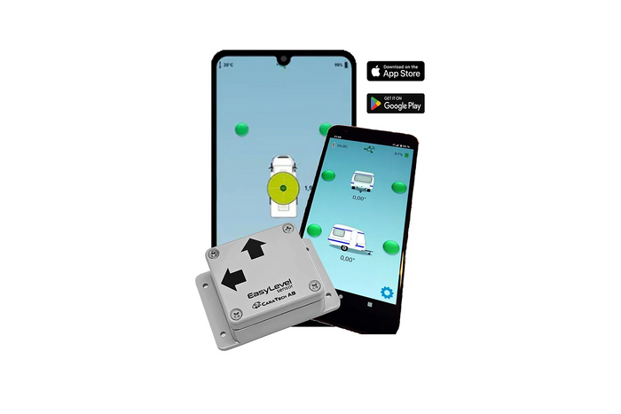 ProPlus EasyLevel Bluetooth-Digitalwasserwaage für Wohnmobile und Wohnwagen