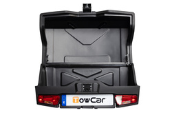 Towbox EVO urban black - Anhängerkupplungs-Gepäckträgerbox