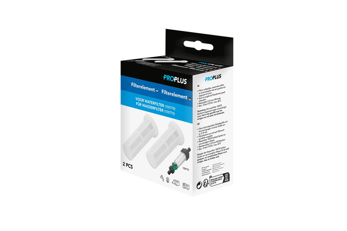 Set mit zwei Ersatzkartuschen für die ProPlus 150770AC01 Wasserfilterkartuschen