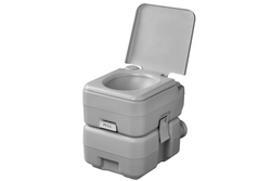 ProPlus 370415V01CR Tragbare Campingtoilette Grau 10L/20L
