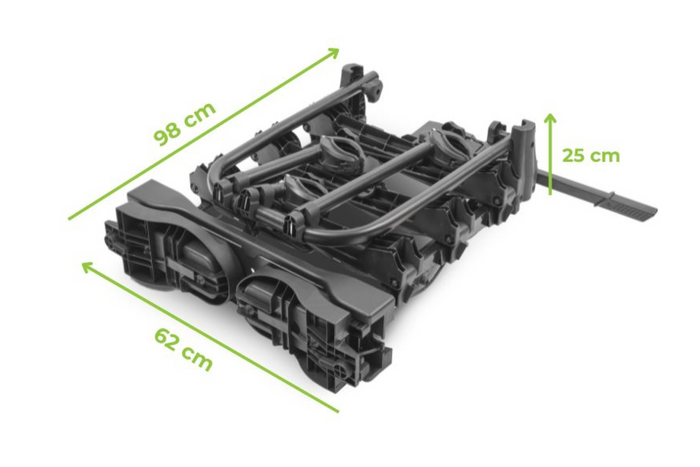 Green Valley Discovery 4 - Anhängerkupplungs-Fahrradträger für 4 Fahrräder