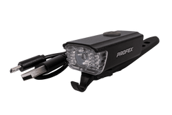 PROFEX 82004 Pro Alu Li-Pol USB Frontleuchte für Fahrräder