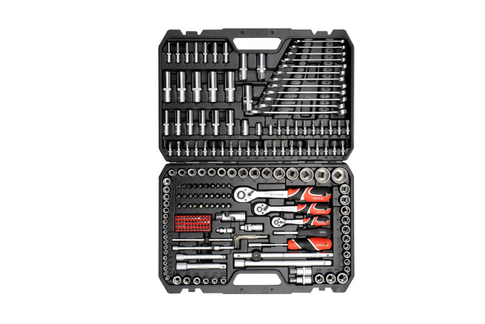 YATO YT-38841 Werkzeugsatz 1/2'' 3/8" 1/4" 216-teilig.