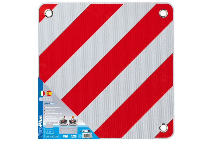ProPlus 361234V01 Rückfahrwarnschild, doppelseitig, 50 x 50 cm