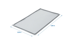 ProPlus 751960V03 Zeltmatte, wasserdichter Boden für Vorzelt 2,5 x 4,5 m