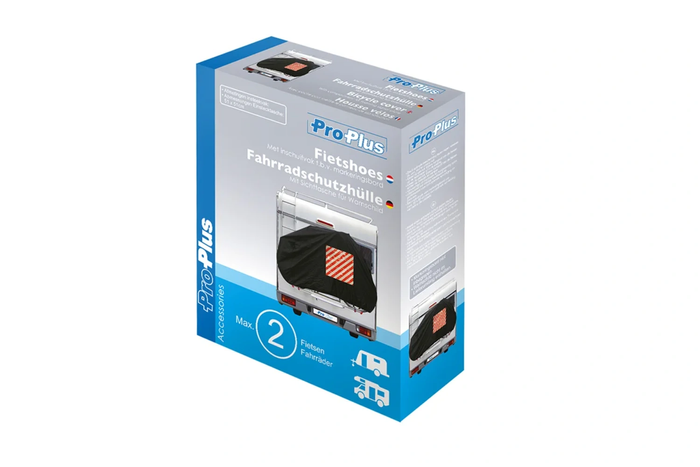 ProPlus 330286 Heckanhänger-Fahrradträgerabdeckung für 2 Fahrräder