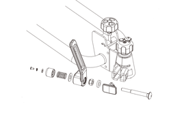 Integrierte Klemmschraube für Inter Pack New Spider Fahrradplattformen