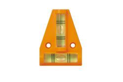ProPlus 341215 Kreuzwasserwaage mit Magnet, T-förmige Wasserwaage, 58 x 43,6 mm