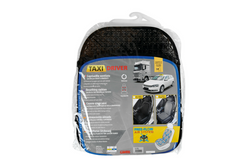 Atmungsaktives Sitzkissen LAMP Taxi Driver schwarze Autositzmatte