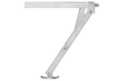 ProPlus 361510V01 ausziehbare Eckstütze, links vorne/rechts hinten, für Anhänger, 600 kg, 460 mm