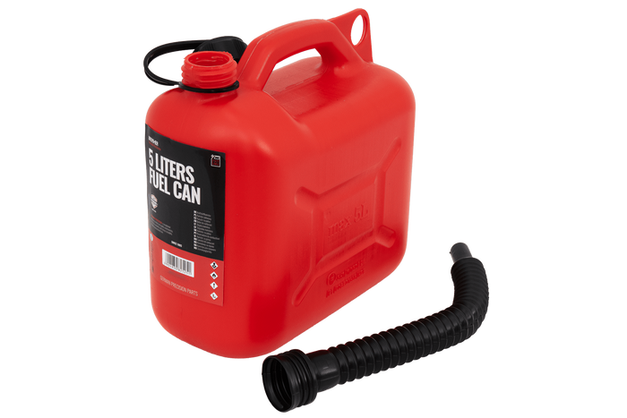 5-Liter-HERMON-Kunststoffkanister mit Trichter, rot