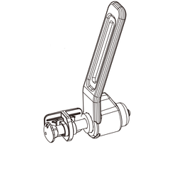 Integrierte Klemmschraube für Inter Pack New Spider Fahrradplattformen