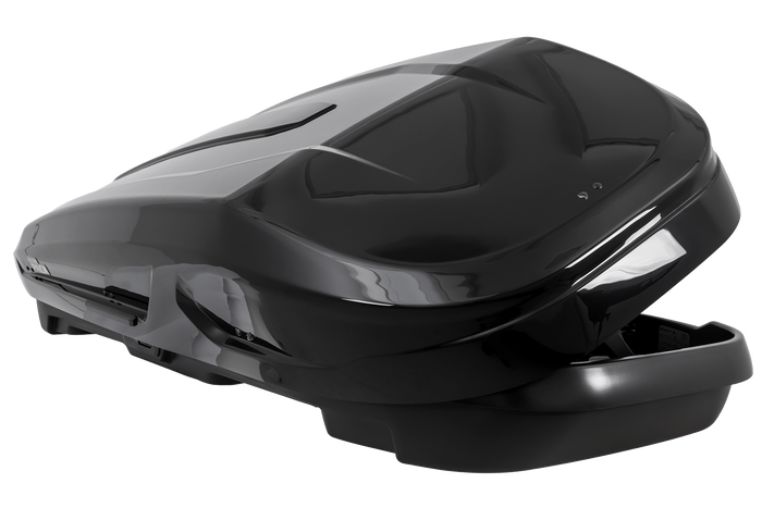 Inter Pack Monsun PRO L Dachbox, Schwarz Metallic