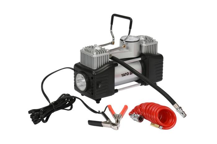 YATO YT-73462 Autokompressor mit 250-W-LED-Lampe