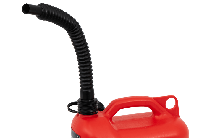 5-Liter-HERMON-Kunststoffkanister mit Trichter, rot