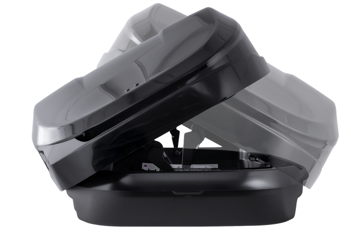 Inter Pack Monsun L Dachbox, Schwarz Metallic