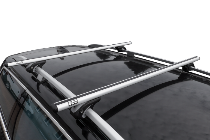  Eco Alubase 135 - universeller Aluminium-Dachträger mit Schienen und Schlössern