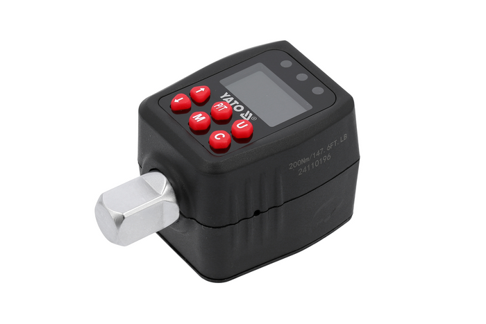 YATO YT-07535 elektronischer Drehmomentadapter 1/2" 10-200 Nm