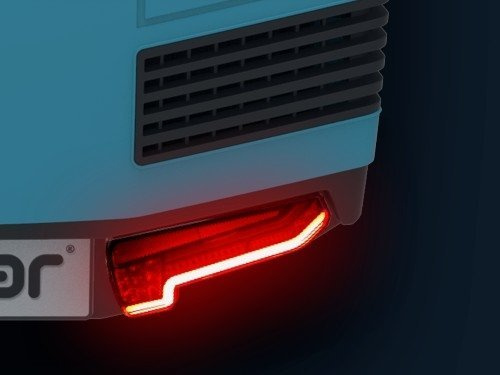 Towbox V3 Grey LED Edition – Gepäckbox für die Anhängerkupplung