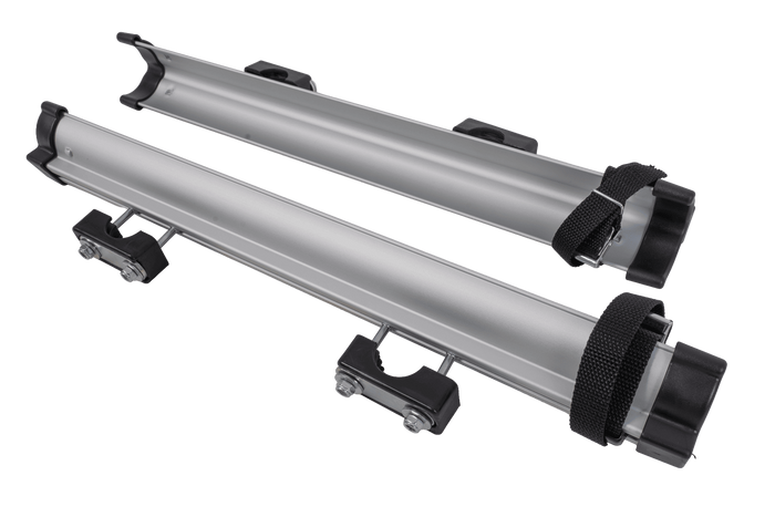 Plattform mit Anhängerkupplungsbox + Adapter für den Transport von 3 Fahrrädern Inter Pack Re-Cargo