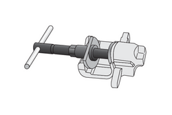 YATO YT-0681 Bremszangenabzieher-Set, 11-teilig