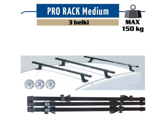 Mont Blanc Pro Rack 312 Dachträger Opel Vivaro II 2015- Renault Trafic III 2015-