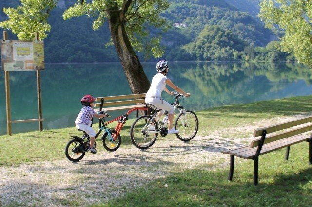 Trail Angel - Anhängerkupplung für ein Kinderfahrrad (rot)
