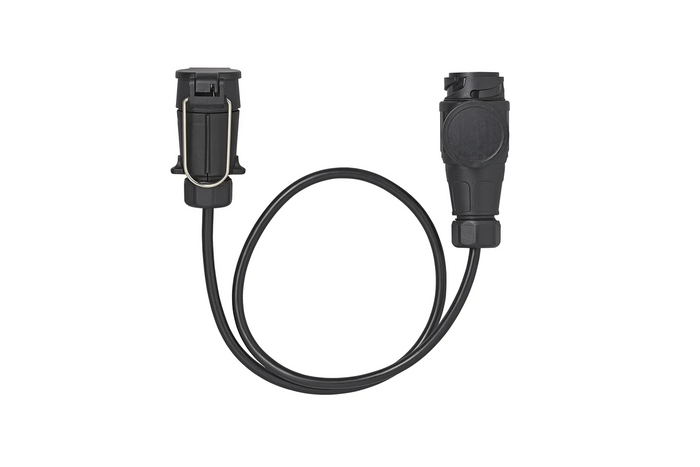 ProPlus Adapterkabel für Anhängerkupplungssteckdose 13/7-polig, 80 cm