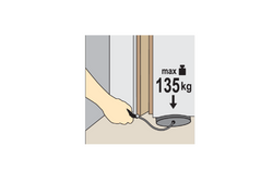 YATO YT-67380 Montagekissen, Tragfähigkeit 135 kg