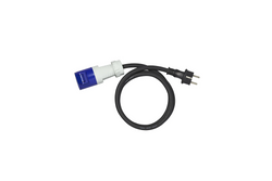 Adapter mit Schutzkontaktstecker und CEE-Buchse 16A ProPlus 373527DE, Kabellänge 150 cm