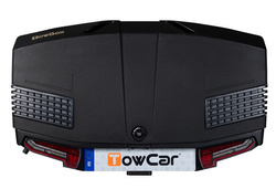 Towbox V3 black LED Edition - Gepäckbox für die Anhängerkupplung
