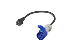 Adapter mit Schuko-Stecker und CEE-Buchse 16A 230V ProPlus 373526 Kabel 40cm